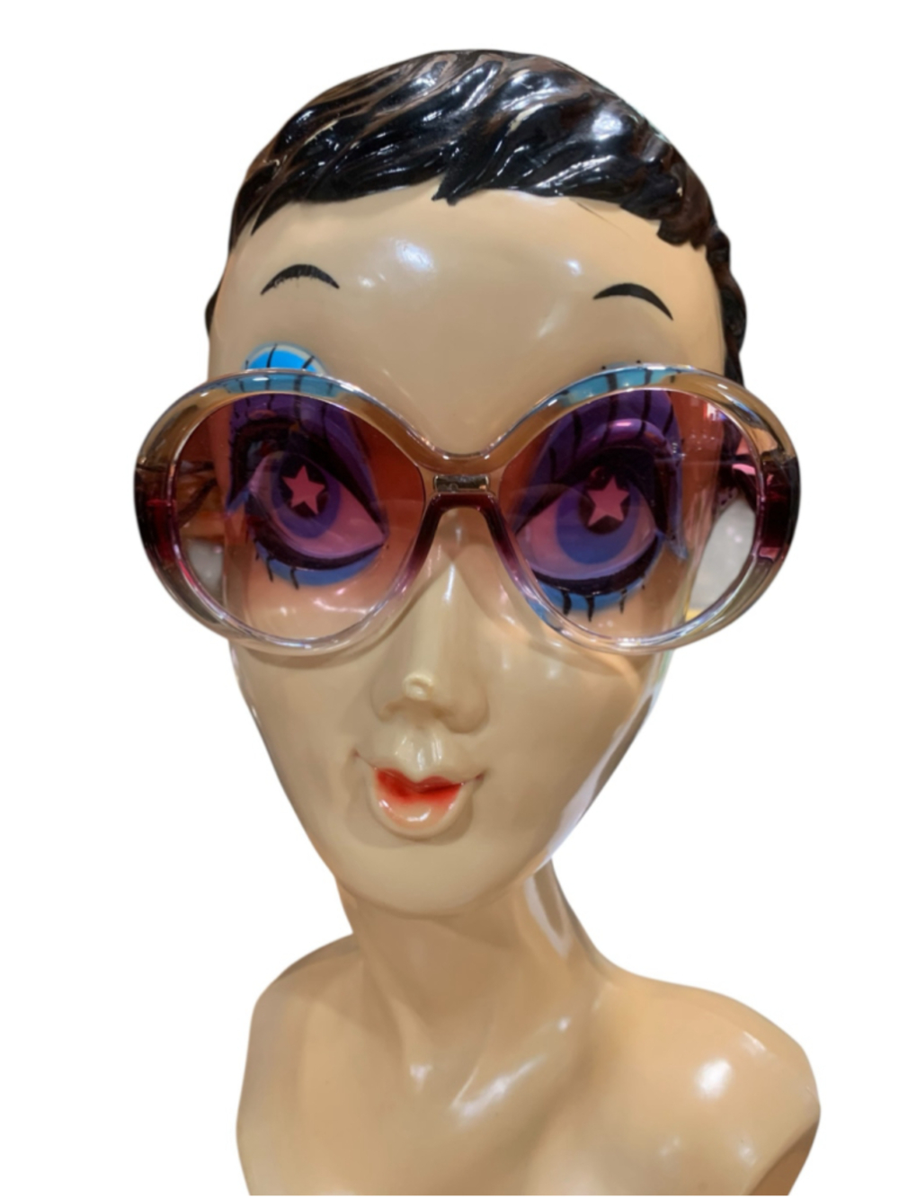 Retro Unbranded Oversized Round Sunglasses One Size